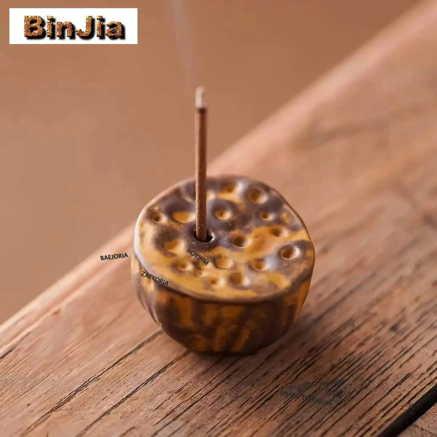 Small Lotus Pod Incense Holder Mist Smoking Steamers Incense Burners Mosquito Incense Holder Consecrate Censer Cafes Ornaments