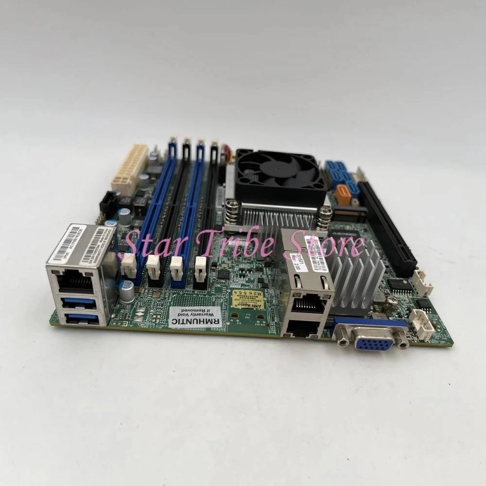 

X10SDV-4C-TLN2F Серверная материнская плата ITX XEON D1521
