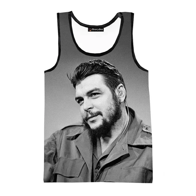 New Che Guevar 3D Print Tank Tops Retro Casual Men's Clothing Women Streetwear Quick-drying Sleeveless Shirts Ropa Hombre