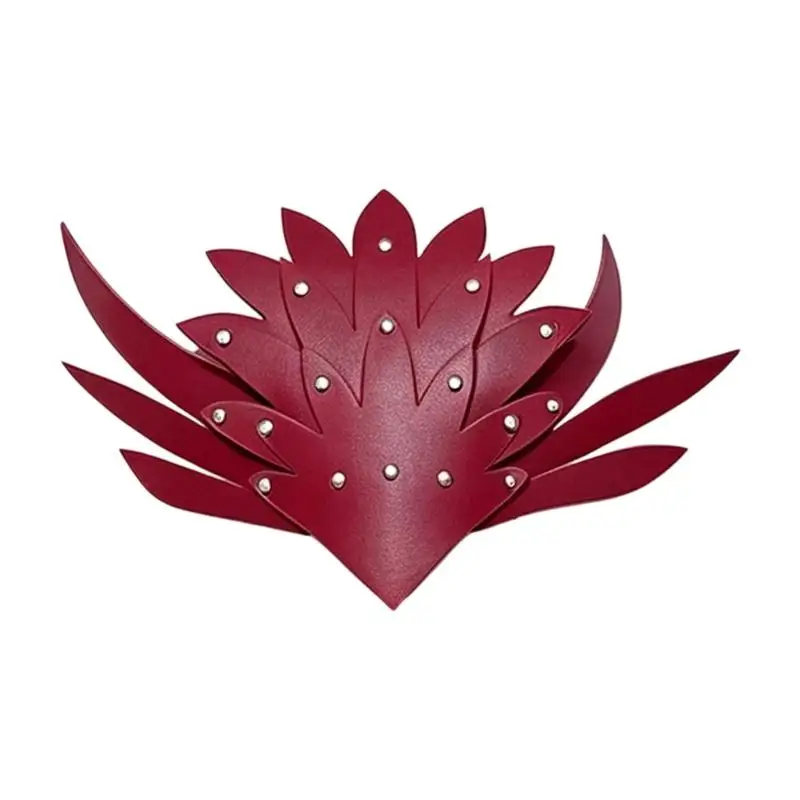 31BB Headwear Accessory for Adults and Older Kids, Layered Leather-Look Costume Piece with Adjustable Wear Use