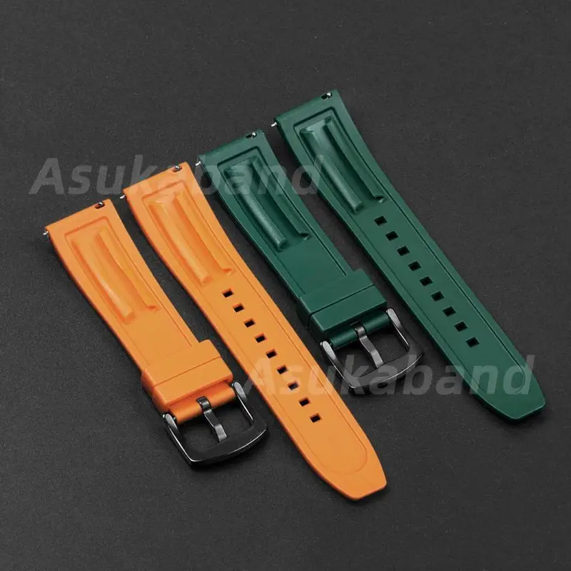 18-24mm Silicone Watch Strap for Seiko 5 Tuna Samurai Diver Rubber Watch Band 22mm 20mm 18mm Quick Release Watchbands Men Women