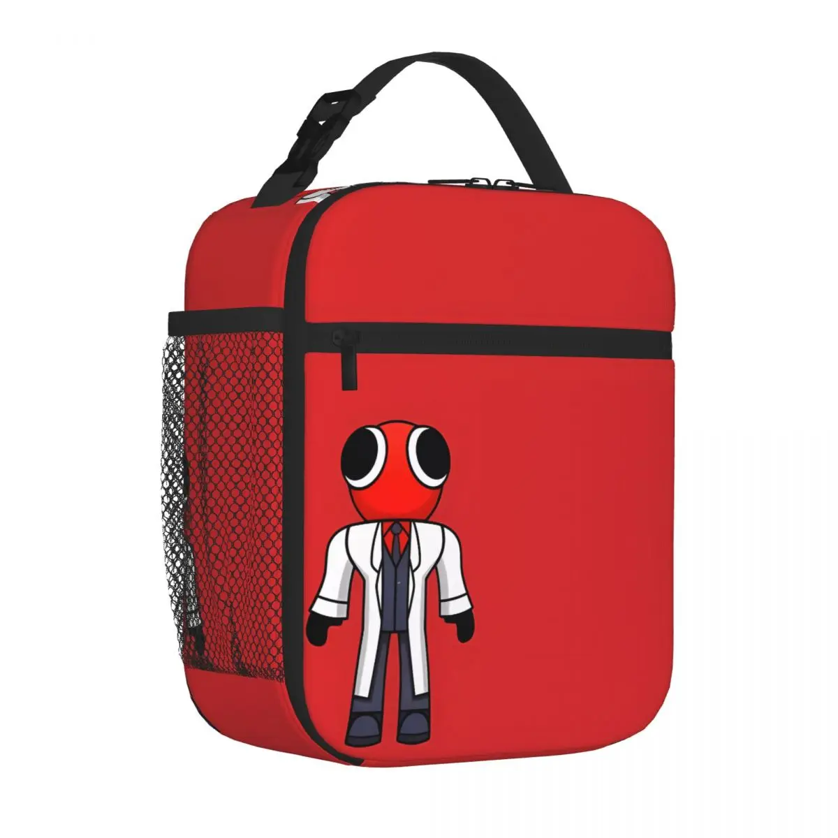 Bestselling Red Scientist Rainbow Friend Letter Print Thermal Food Carrier Urban Commute Adult Lunch Bag