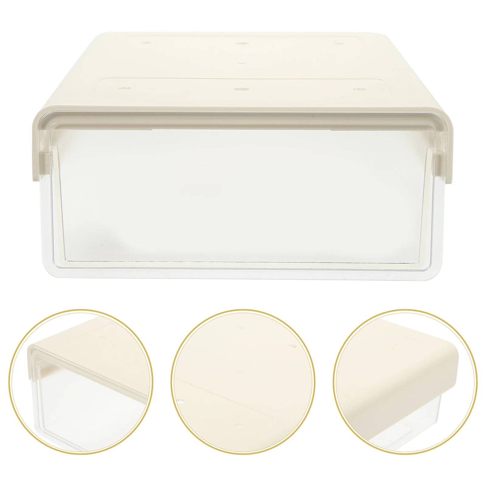 

Hidden Under Desk Storage Drawer Box Adhesive Multi-Purpose Stationery Organizer For Office Desktop Fine Workmanship Smooth