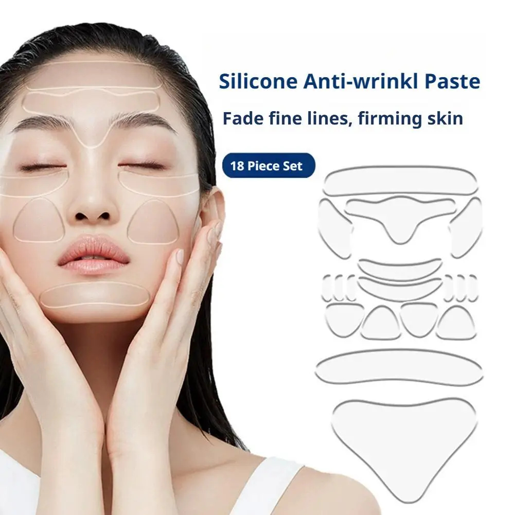 11 PCS Face Stickers Anti-Wrinkle Forehead, Neck, Chin, Lip StickersSkin Care Tool Anti-Aging Lifting Patch Facial Firming Pad