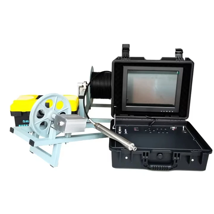 Nueva cámara panorámica HD con tarjeta de memoria de 32G de alta calidad, 100m, 200m, 300m, cámara de perforación, cámara de detección de perforación de pozos de agua