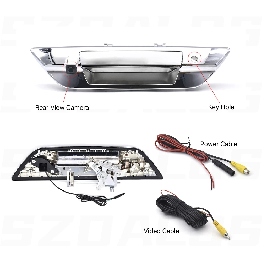 

Tailgate Handle Rear View Backup Camera Compatible Car Rear View Camera