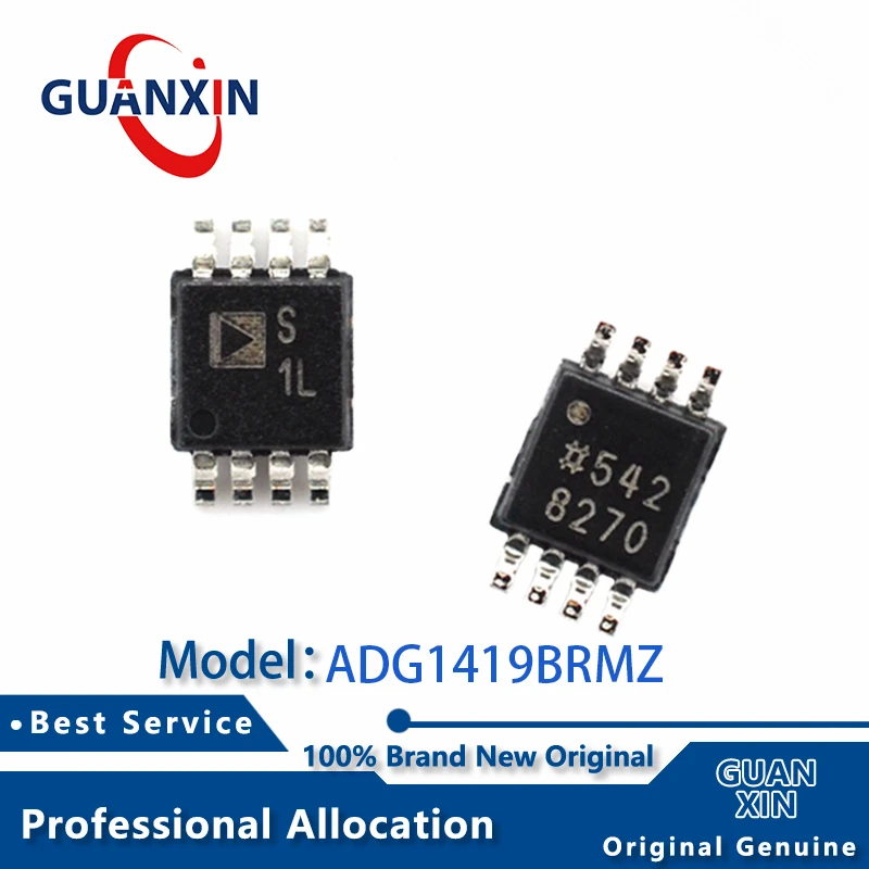 

100% New electronics ADG1419BRMZ ADG1419BRMZ-REEL7 ADG1419BRM MSOP-8 Marking S1L ADG1419
