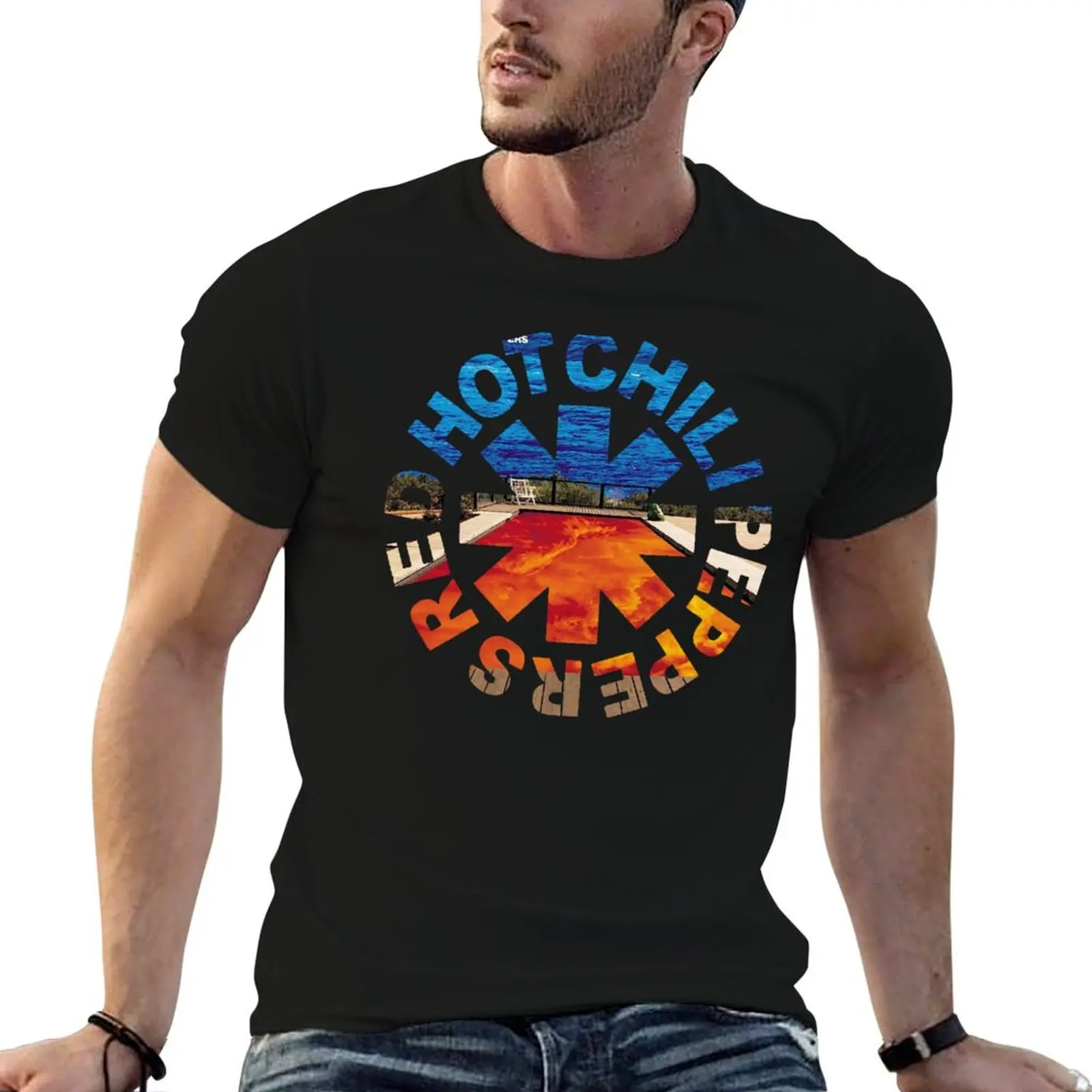 Camiseta Californication Rhcp-Hot Stadium Arcadium, camisetas de algodón 100%, camiseta de hombre 100% algodón, camiseta lisa para hombre
