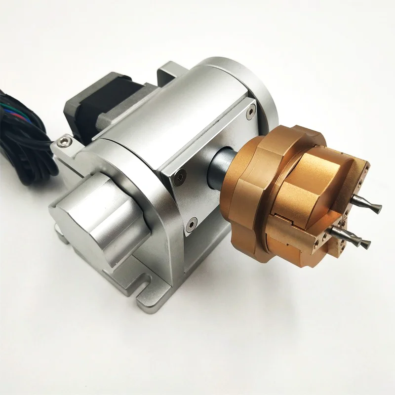Equipment Parts Rotary Device Rotary  Uv Co2 Fiber  Marking Machine Parts Rotating Device Ring Carving Jig
