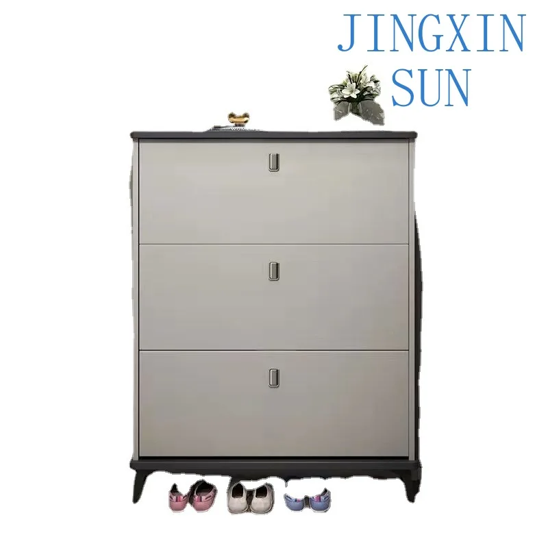 File Rotating Shoe Cabinet Mobile Ultra thin Shoe Cabinet Holder Organizer Storage  Modern Furniture Entrance Hall