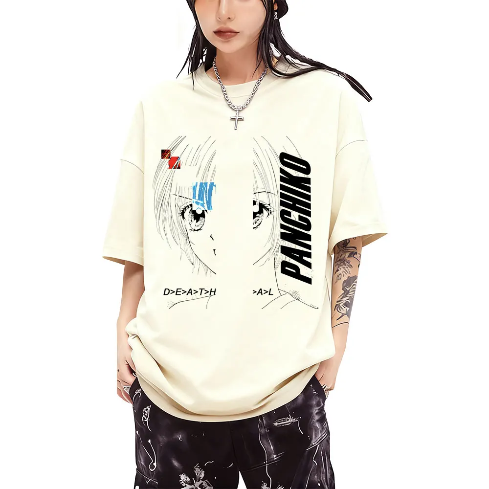 

Rock Band Panchiko DEATHMETAL Vintage Washed T-shirt Men Women Casual Cotton T-shirts Male Oversized T Shirts Gothic Streetwear