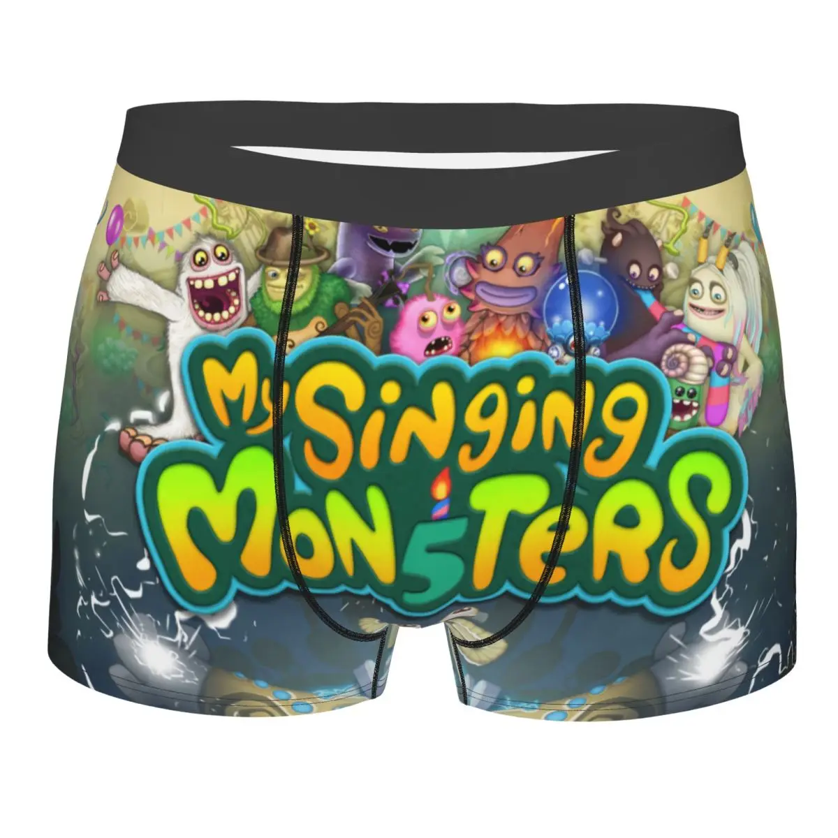 Ropa interior personalizada de My Singing Monsters, calzoncillos tipo bóxer con estampado para jugador, bragas, calzoncillos transpirables