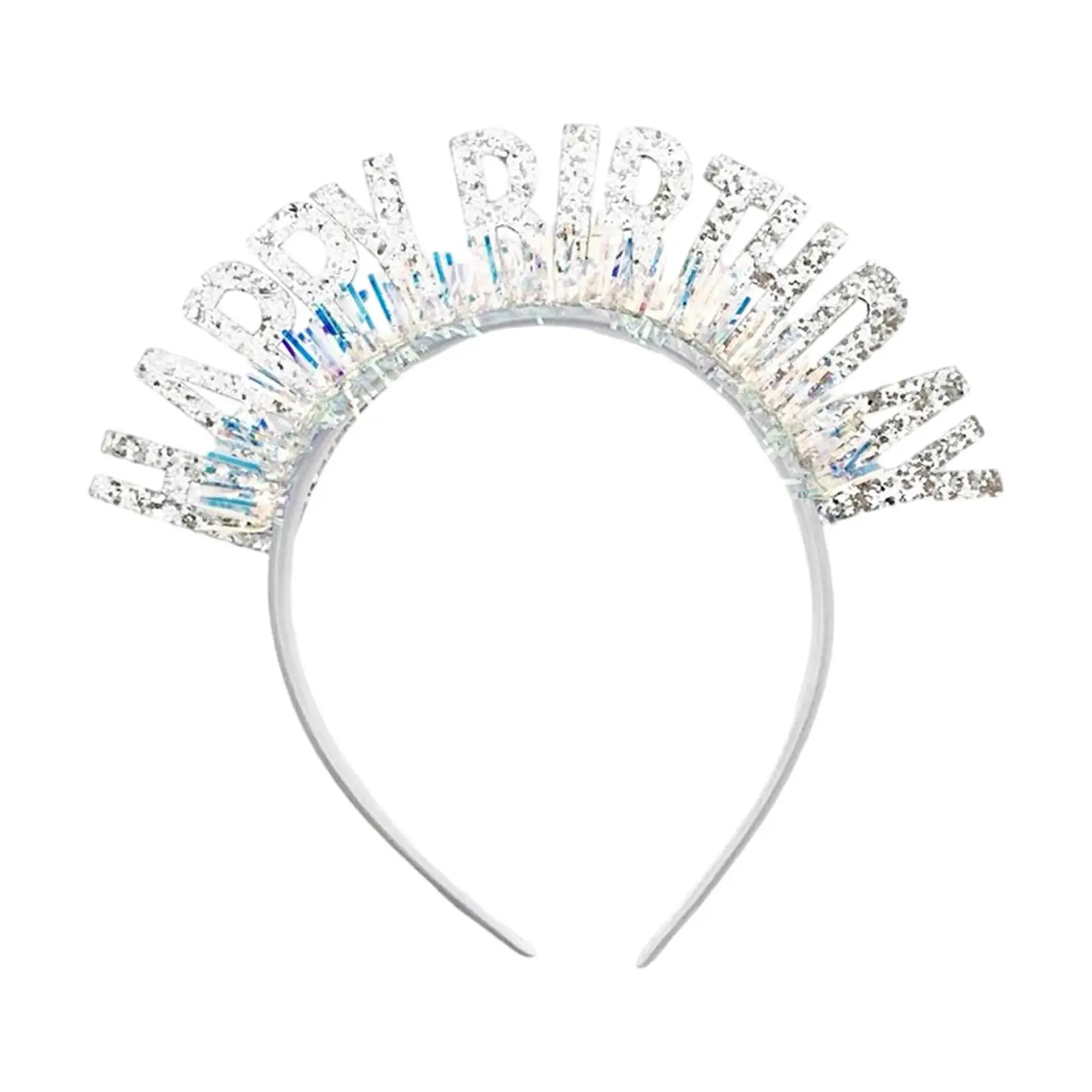 2x Gelukkige Verjaardag Hoofdband Verjaardag Haar Kroon Hoepel Verjaardag Tiara Gelukkige Verjaardag Haarband voor Feest Vakantie Cadeaubenodigdheden Tieners