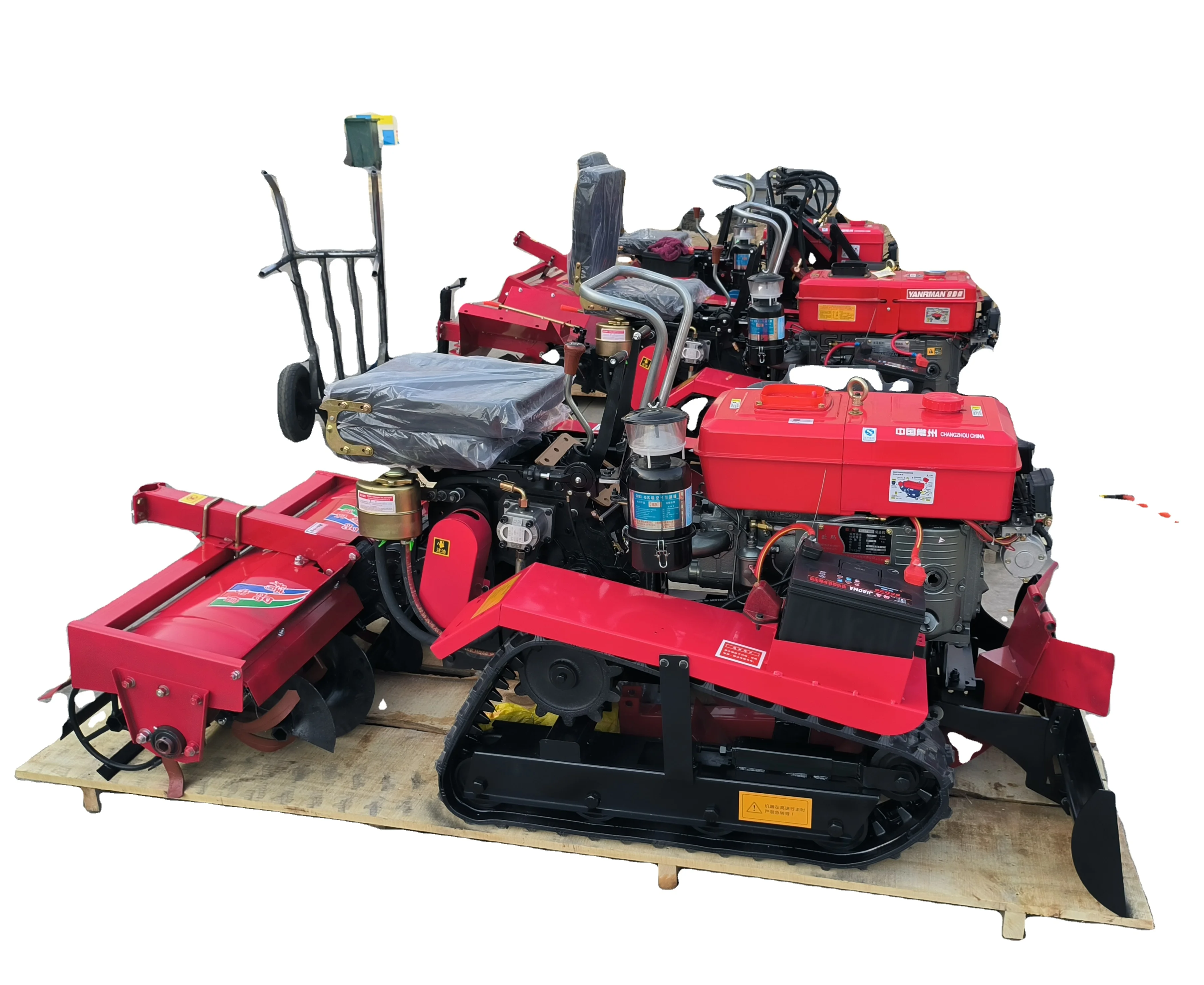 Crawler Rotary Tiller 35Hp 50H - Soil Tilling Cultivator ulasan dan harga