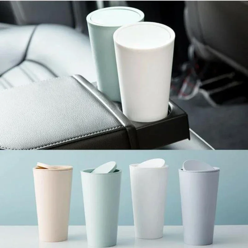 16.5x8cm Car Garbage Can Trash Home Room House Automobiles Interior Accessories Garbage Dust Case Holder Organizer Bin Basket