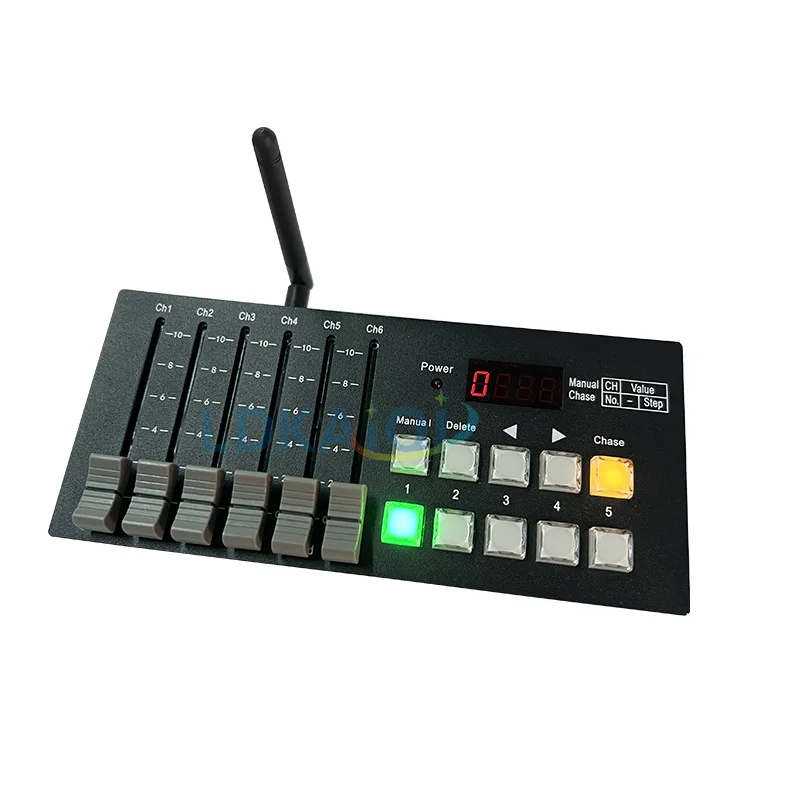 Беспроводная батарея Dmx Mini Console 30-канальный DJ-контроллер