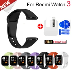 Replacement Silicone Strap For Xiaomi Redmi Watch 3 Watchbands Strap For Redmi Watch 3 Strap Correa Bracelet Accessories