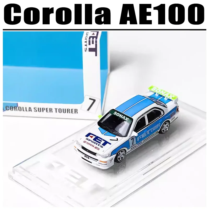 BMC 1/64 Corolla AE100 malaisie exposition limitée alliage jouet véhicule à moteur moulé sous pression en métal modèle cadeaux