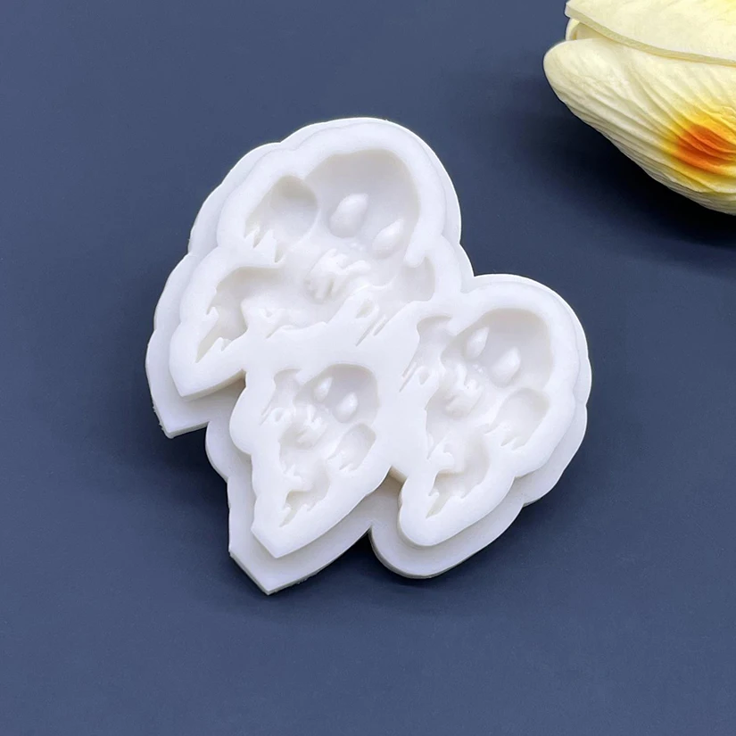 Ghost Halloween Silicone Sugarcraft Mold Resin Tools Cupcake Baking Mould Fondant Cake Decorating Tools