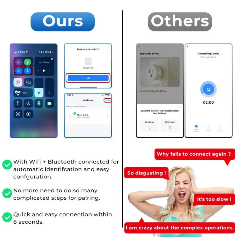 2-way Control Advanced Technology Voice Control With Alexa And Alice Smart Timer Functions Easy And Convenient Control