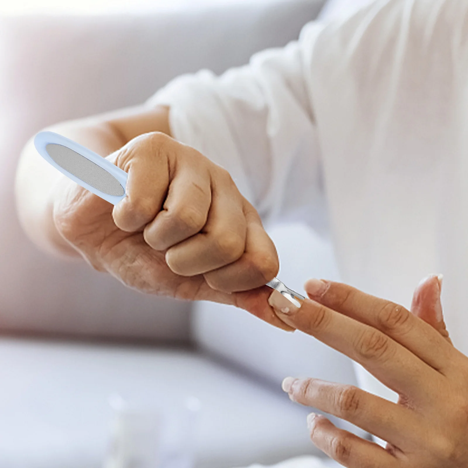 Professioneel nagelmanicurehulpmiddel Nagel dode huid Verwijder dode huid Polijstvijl (willekeurige kleur) nagelplanken