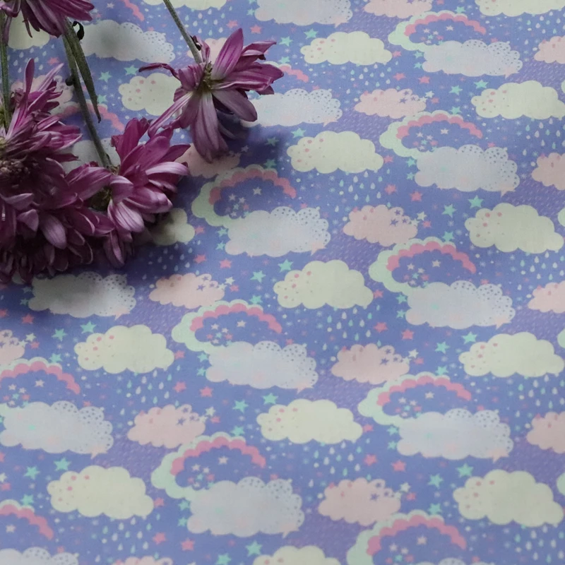 

Dreams Janpan Floral 100% Cotton 80S Like Liberty Fabric Digital Printing For Sewing Cloth Dresses Skirt Kids Designer Poplin