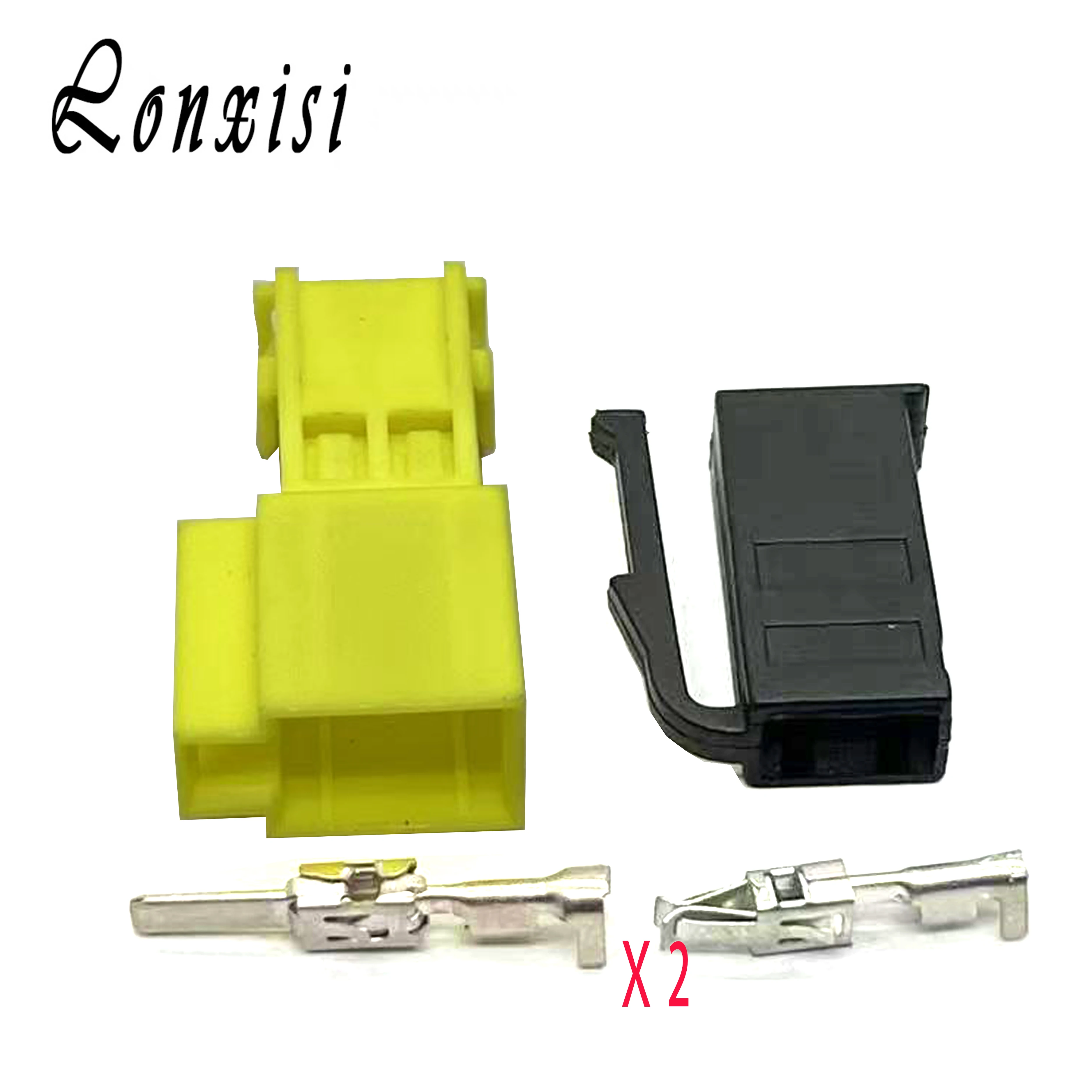 

1/5/10 Sets 2 Pin 1H0906712 191906231A Unsealed Connector Car Inner Chamber Light Plug Wiring Harness Automotic For VW