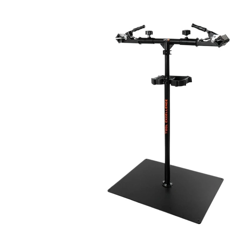 Bicycle maintenance tool workbench repair rack Double chuck repair rack