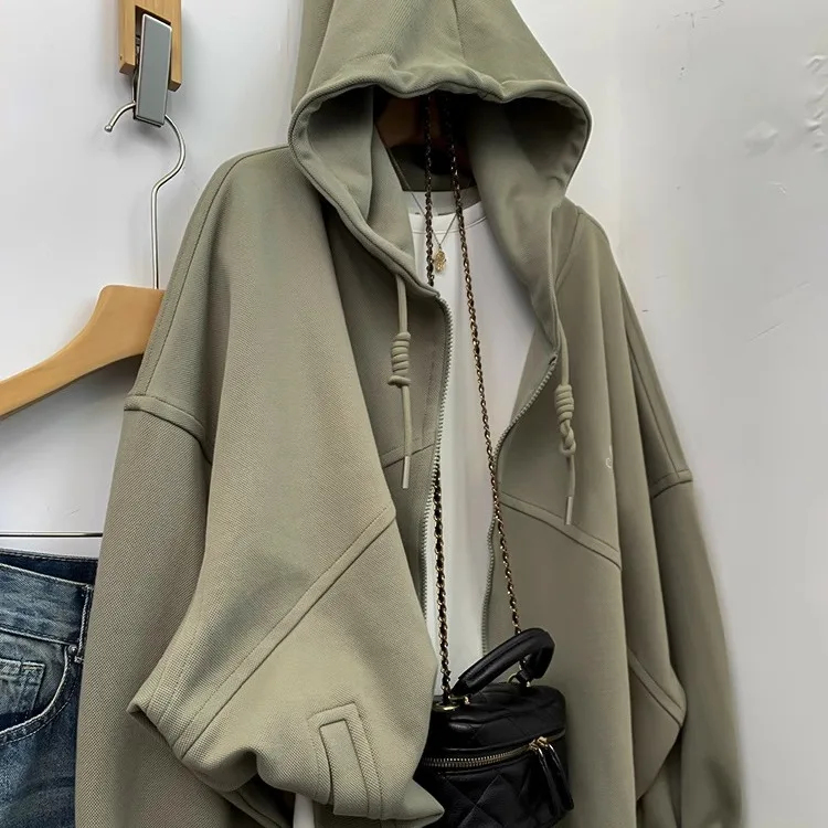 

Осень-зима, большие размеры 300, американский ретро High Street, открытый кардиган с капюшоном, толстовка, мужская новая свободная верхняя одежда для пар