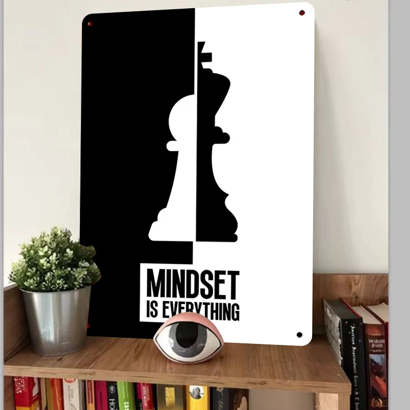 Chess And Violin Creative Silhouette Metal Wall Art Modern Minimalist Home DecorWall Hanging Ornament