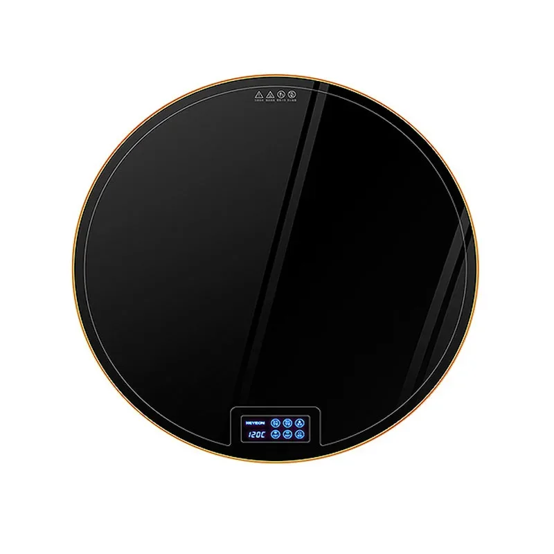 لوح عزل الطعام المستدير لوح تسخين منزلي لوح تسخين طاولة دوارة للتدفئة قطعة أثرية متعددة الوظائف