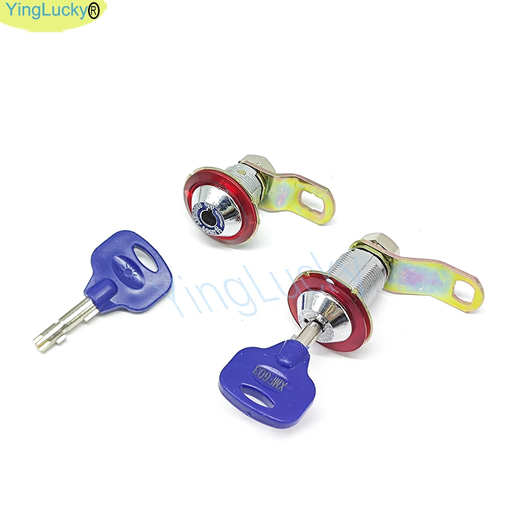 1 Unit 35 45mm Arcade Machine Door Lock Parts Short Cash Door Tool Box Lock for Mail Box Arcade Game Machine