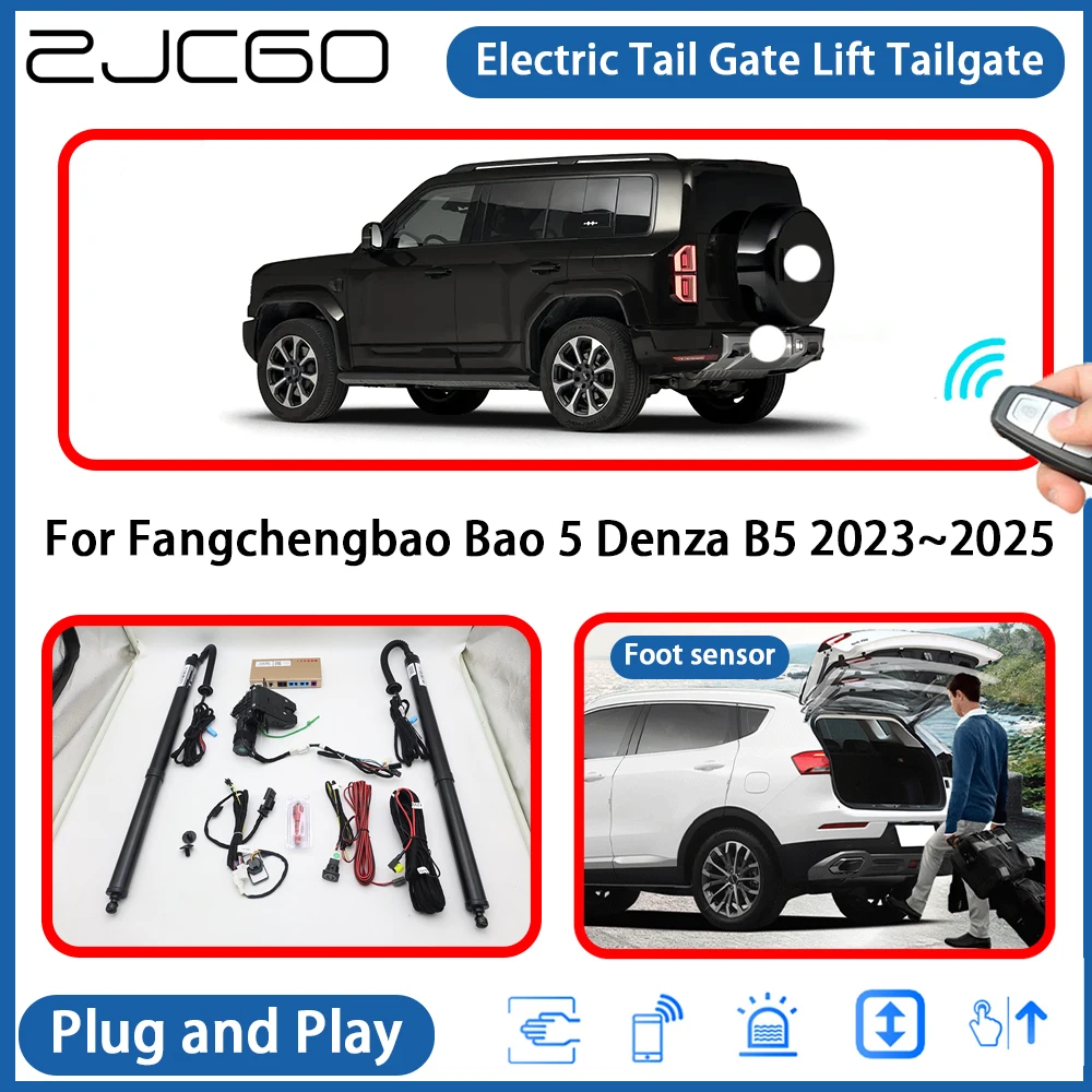 

for Fangchengbao Bao 5 Denza B5 2023~2025 Automatic Powered Tailgate Power Liftgate Electric Tail Gate Lift Assisting System