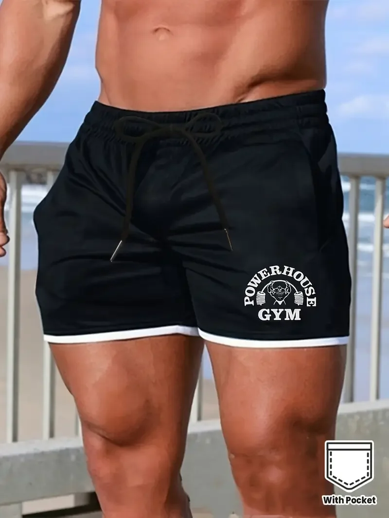Summer new breathable mesh men's sports shorts, motorcycles, sportswear, basketball, beach pants, fitness, gym training