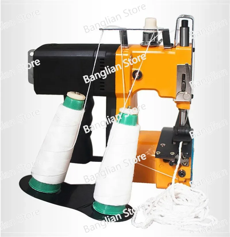 Double Line Electric Sewing Machine Portable Automatic Packaging Home Textile Industry Woven Bag Mini Sealing Machine