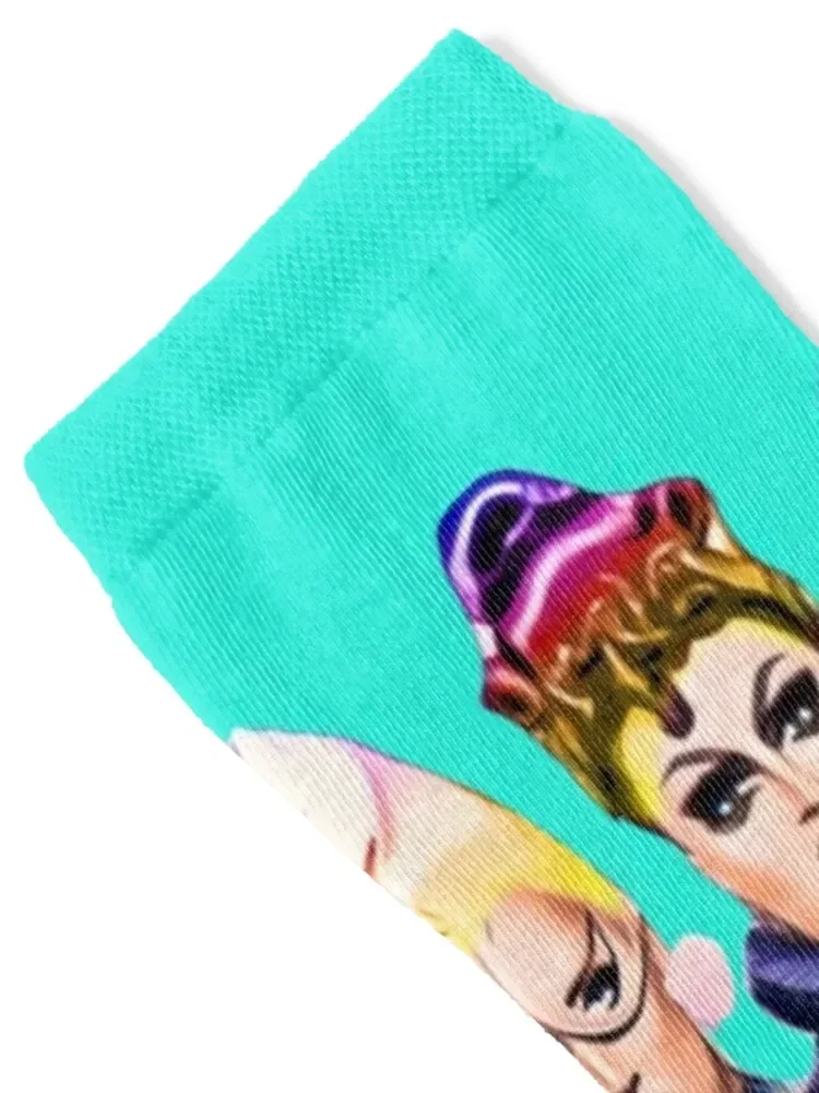 Uk, Hun RuPauls Drag Race UK United Kingdolls Socks halloween funny sock Socks Women Men's