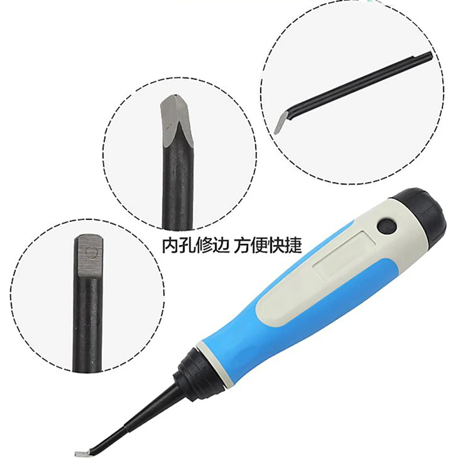 1pcs Trimmer Cross Deep Hole Deburring Scraper NG3710 BD6610 NG3000 ArborEL05003 BD7701 Extended Scraper Head Hand Operated Tool