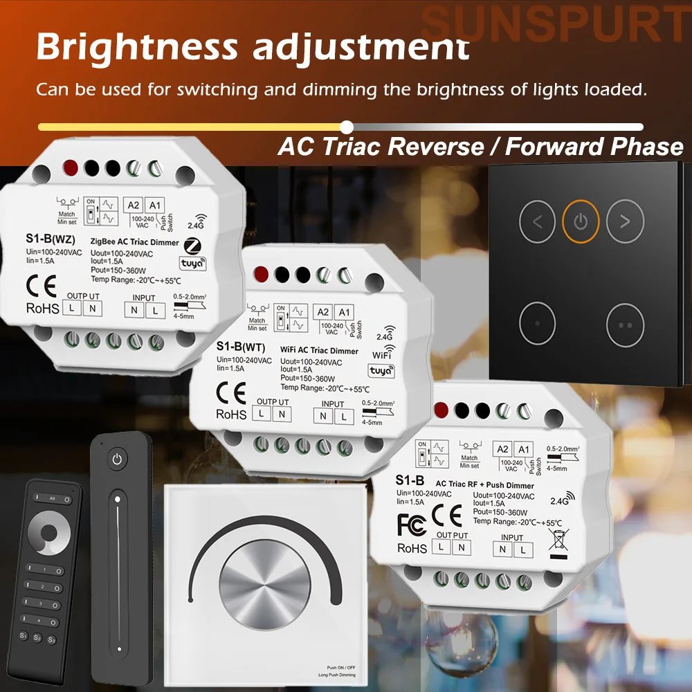 1-10PC Led Dimmer 2…