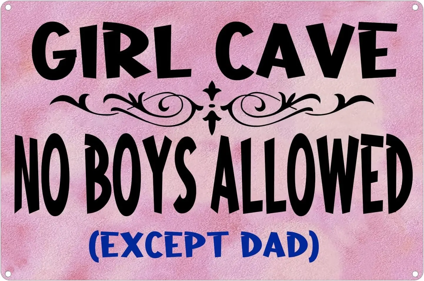 Girl Cave Metal Tin Sign Cute Girls Room Funny Decorations For Bedroom And Bathroom Gamer Room Door Decor Teenager Girly Th