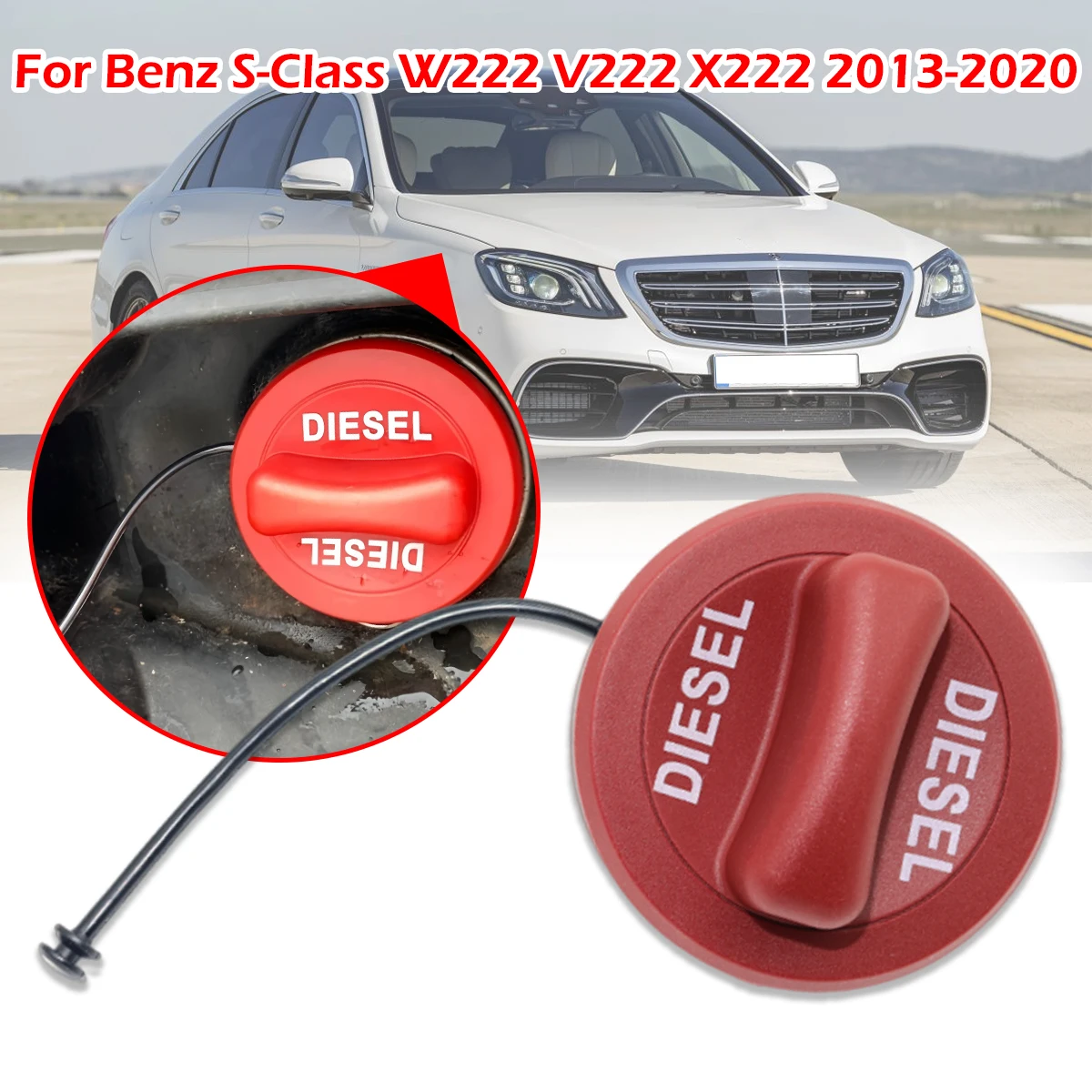 

Fuel Filler Screw Cap Automotive Diesel Tank Cover Car Replacement Part For Benz S-Class W222 V222 X222 2013 2014-2020 A217 C217