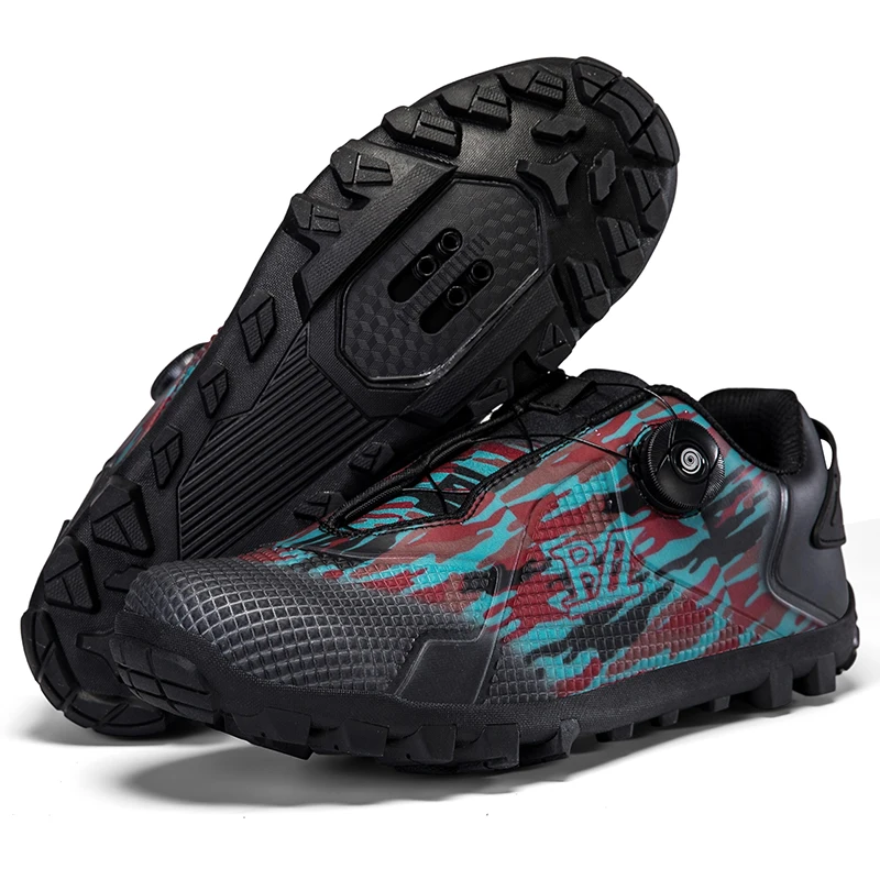 

MTB-DC07 Pro XC/Trail Cycling Shoes (Tênis Masculino) - Men's Gravel Road Bicycle Sneakers, Mountain Bike SPD Non-Slip MTB Shoes