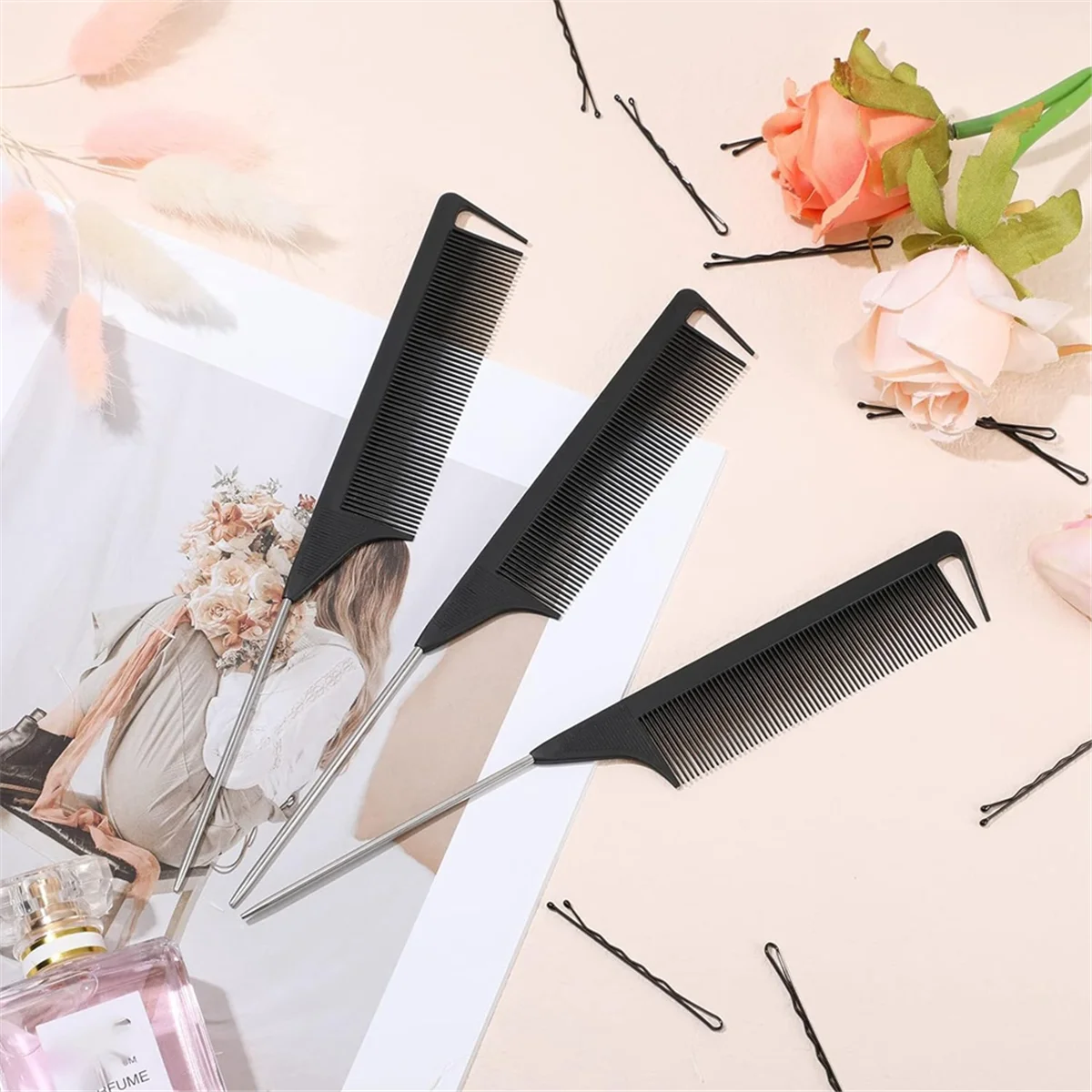 AT42 Магнитный браслет для парикмахера, браслет с булавкой, держатель для булавок на запястье, браслет для геля, силиконовая швейная подушечка для подушечек