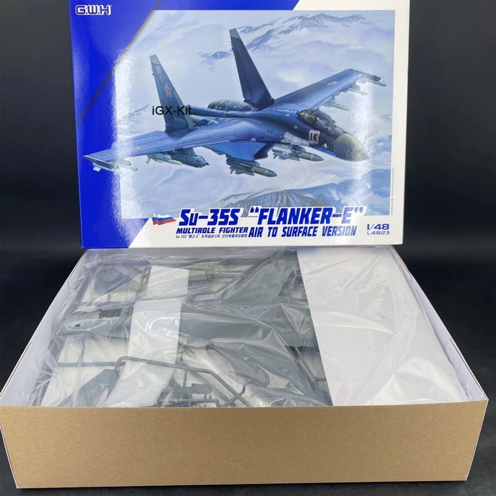 Great Wall L4823 1:48 Scale Su35 SU-35 Su-35S Flanker-E Multirole Fighter Aircraft Plane  Plastic Assembly Model Building Kit