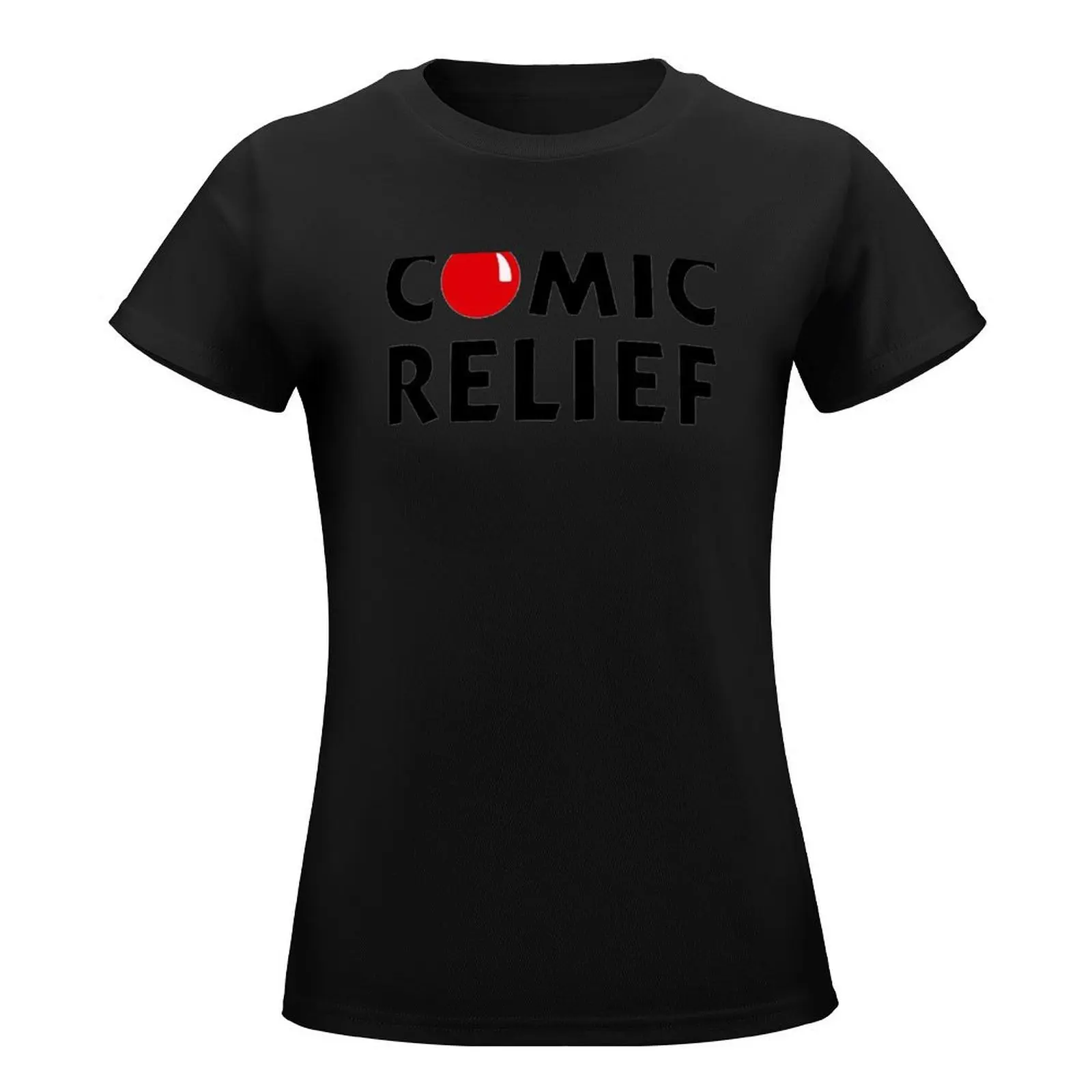 Comic Relief T-Shirt lady clothes cute tops Aesthetic clothing Women t shirt