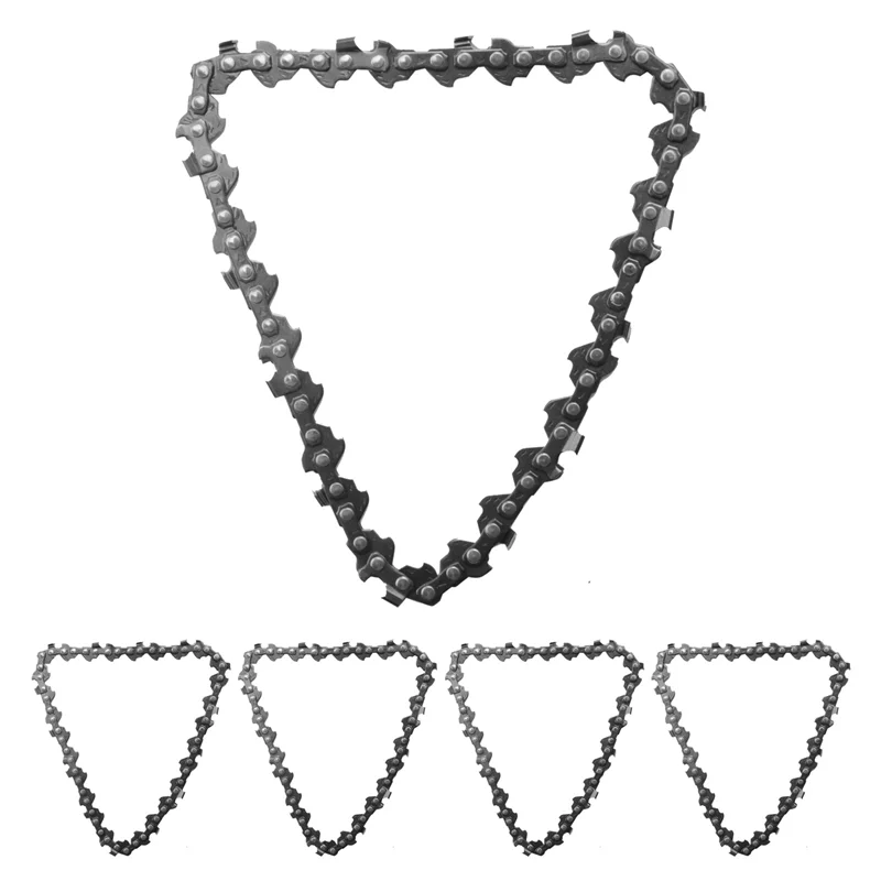 ABNM 4인치 1/4인치 미니 강철 전기톱 체인 전기 전기톱 액세서리