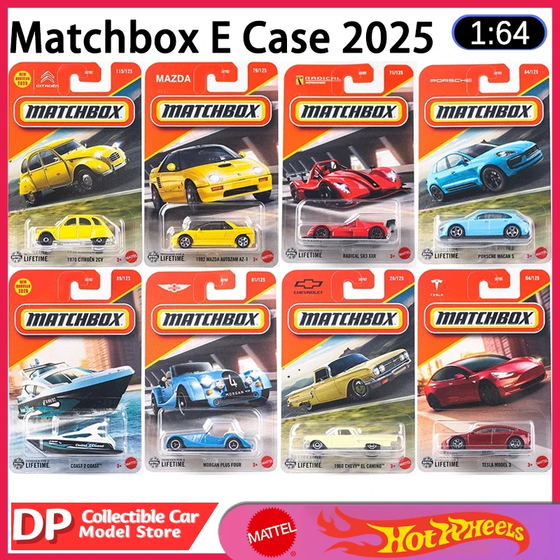 

New Matchbox E Case 2025 Car Mainline Collection 1:64 Scale Diecast Vehicle Model Cars Model Toys Original, Ship Now