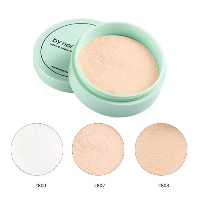 Professional Loose Finishing Powder Translucent Light,Minernal Face Powder Oil Control Smooth Skin Concealer Base Makeup