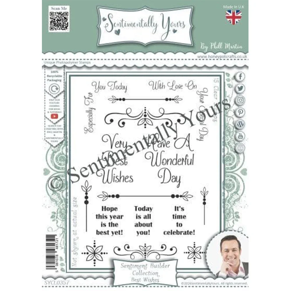 Blessing Scripts Metal Cutting Dies Clear Stamps DIY Scrapbooking Album Embossing Birthday Greeting Card Template 2026 New