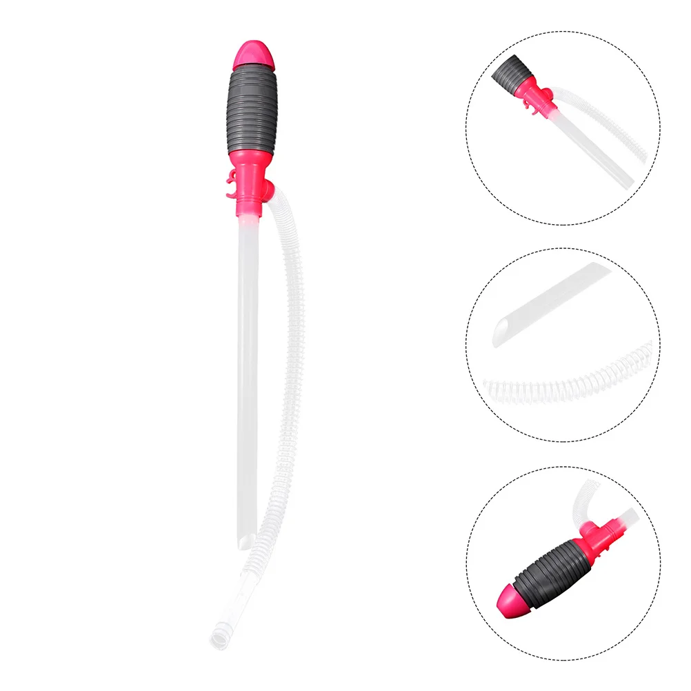 

2Pcs Manual Fuel Transfer Pump for Oil Water Siphon Hand Portable Car Accessories High Flow Siphon Pump Kit