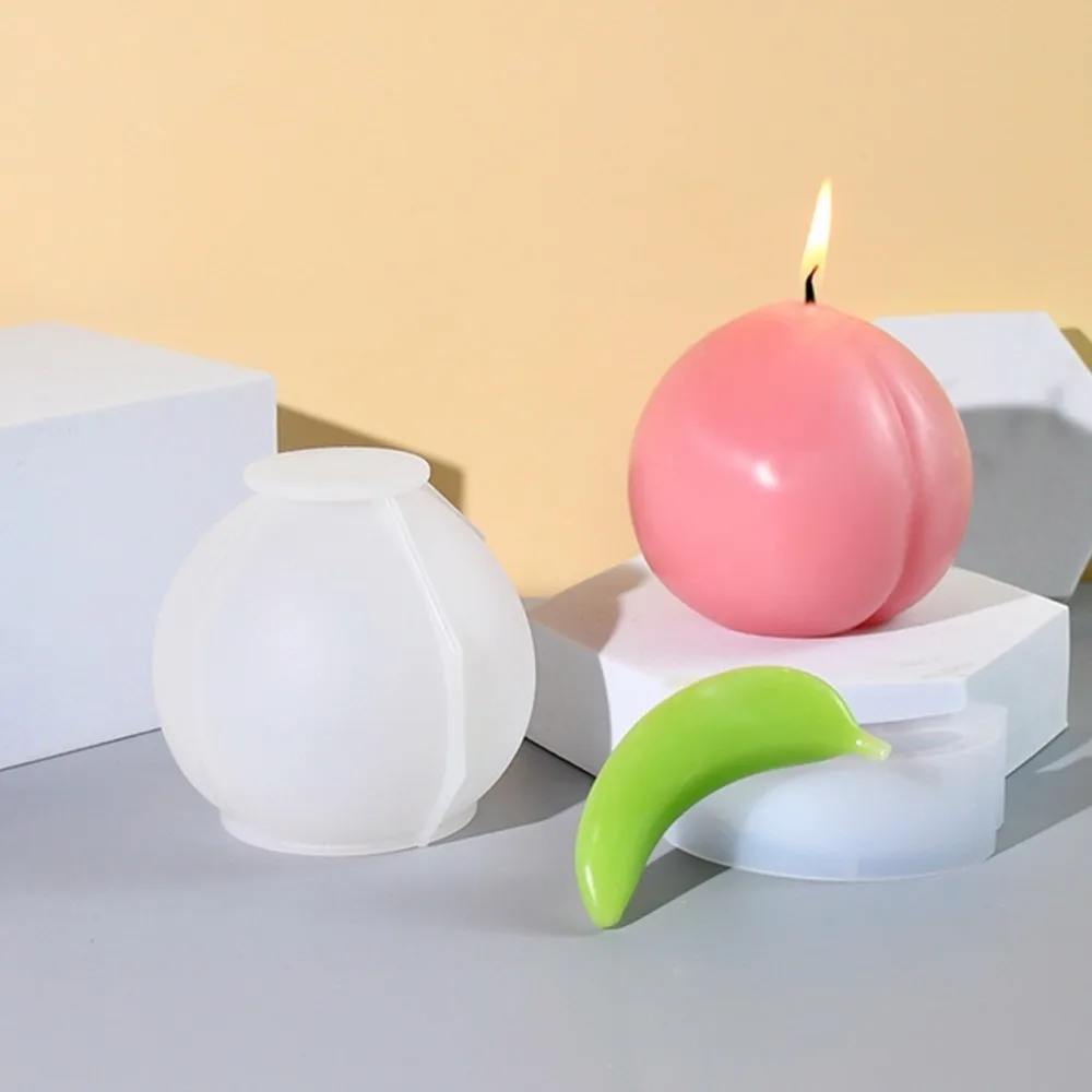 Reusable Fruit Silicone Mold 3D Realistic Texture High Temperature Resistant Resin Casting Mold Multi-Cavity Structure